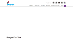 Desktop Screenshot of bergerbd.com