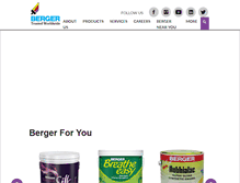 Tablet Screenshot of bergerbd.com